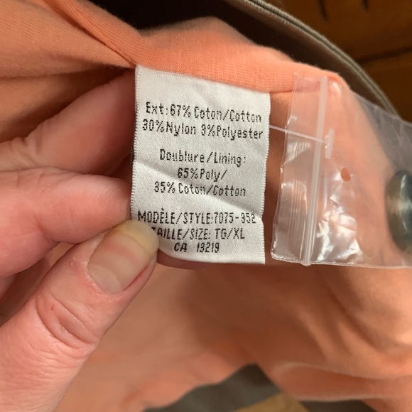 Votre Nom trench coat, quality, lined, belted, pockets, tan, double breasted, XL - Picture 10 of 15